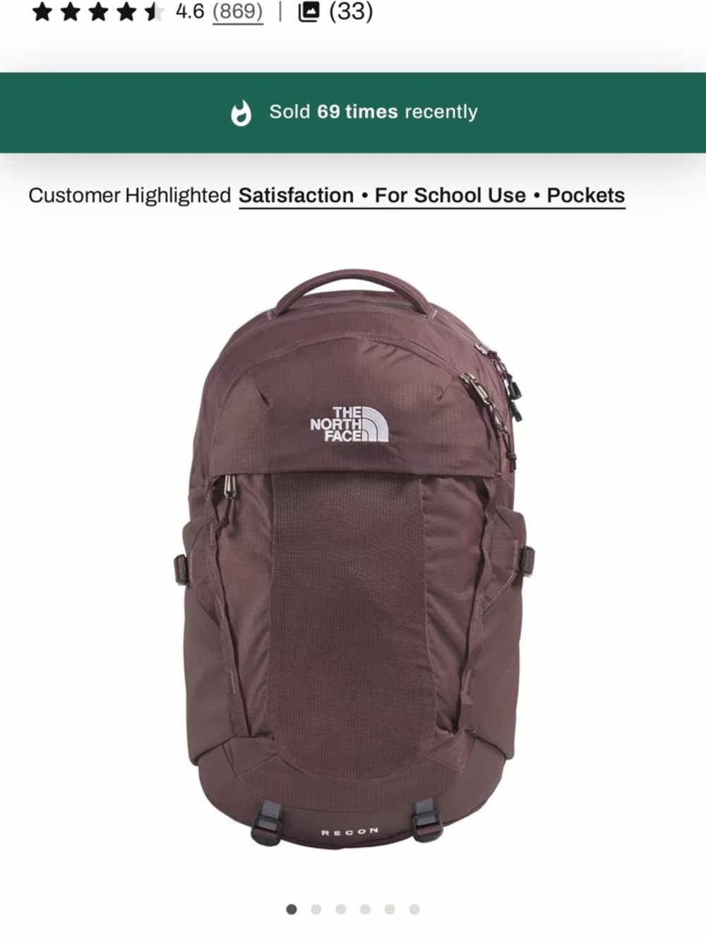 The North Face Recon Backpack - Tawny Quartz